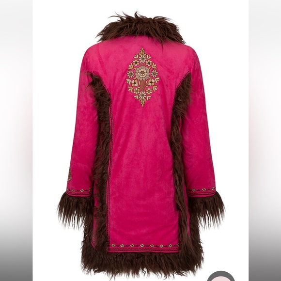 ⭐️Hold⭐️ Spell & Gypsy Collective Joplin Jacket Shearling Pink Hypnotic - Picture 5 of 13
